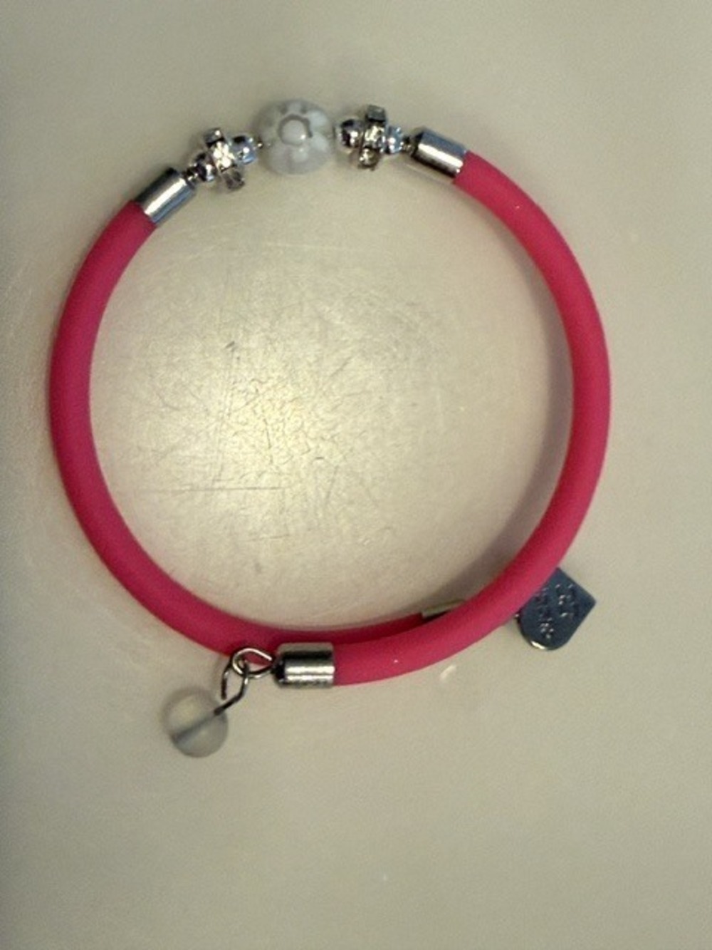BR3106 | Pink | Millefiori Murano Glass Wrap Bracelet